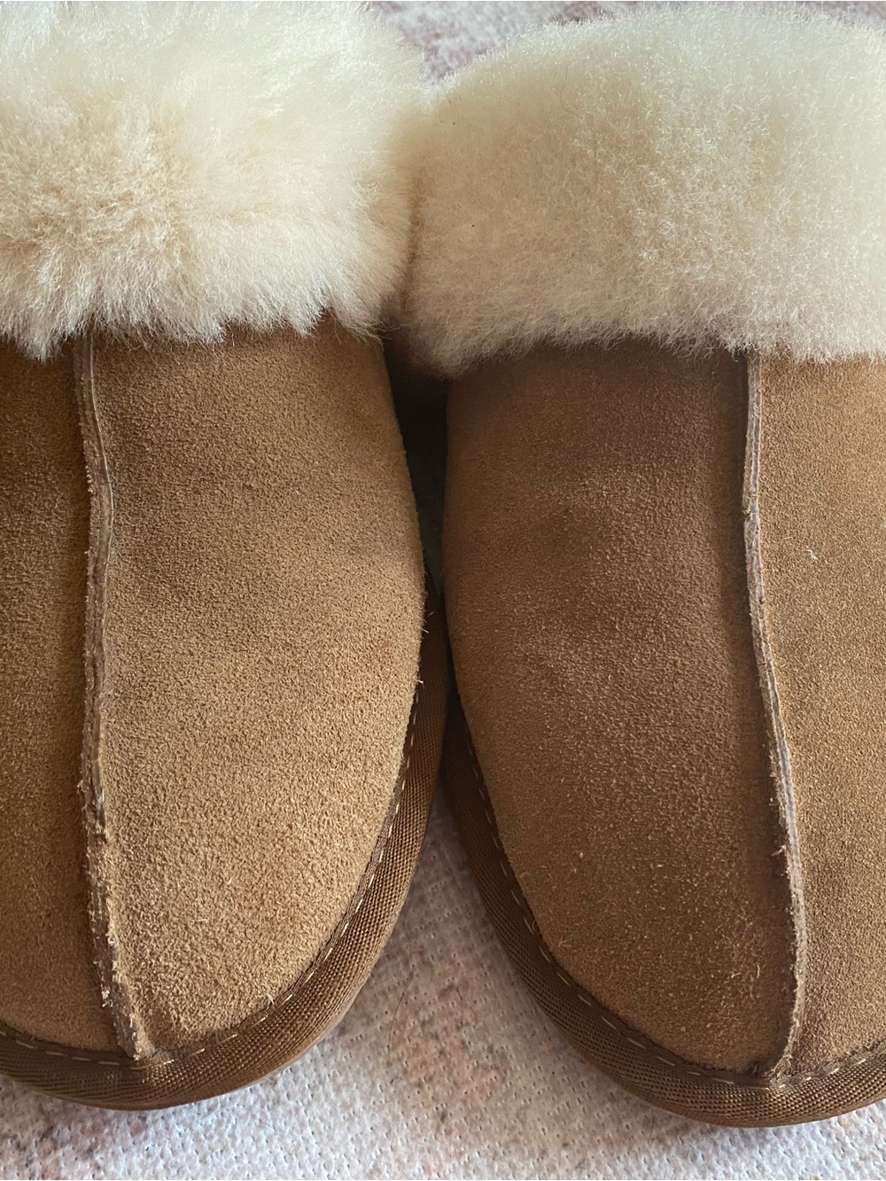 Quince Australian Shearling-Lined Scuff Slipper in Pecan Size 10 - Picture 3 of 9